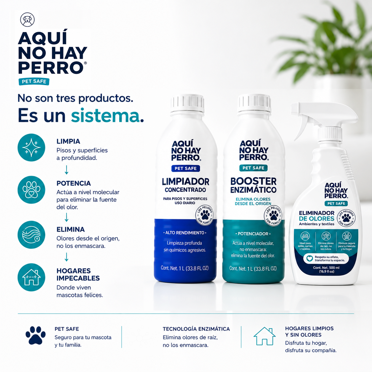 LIMPIADOR CONCENTRADO - AQUÍ NO HAY PERRO®