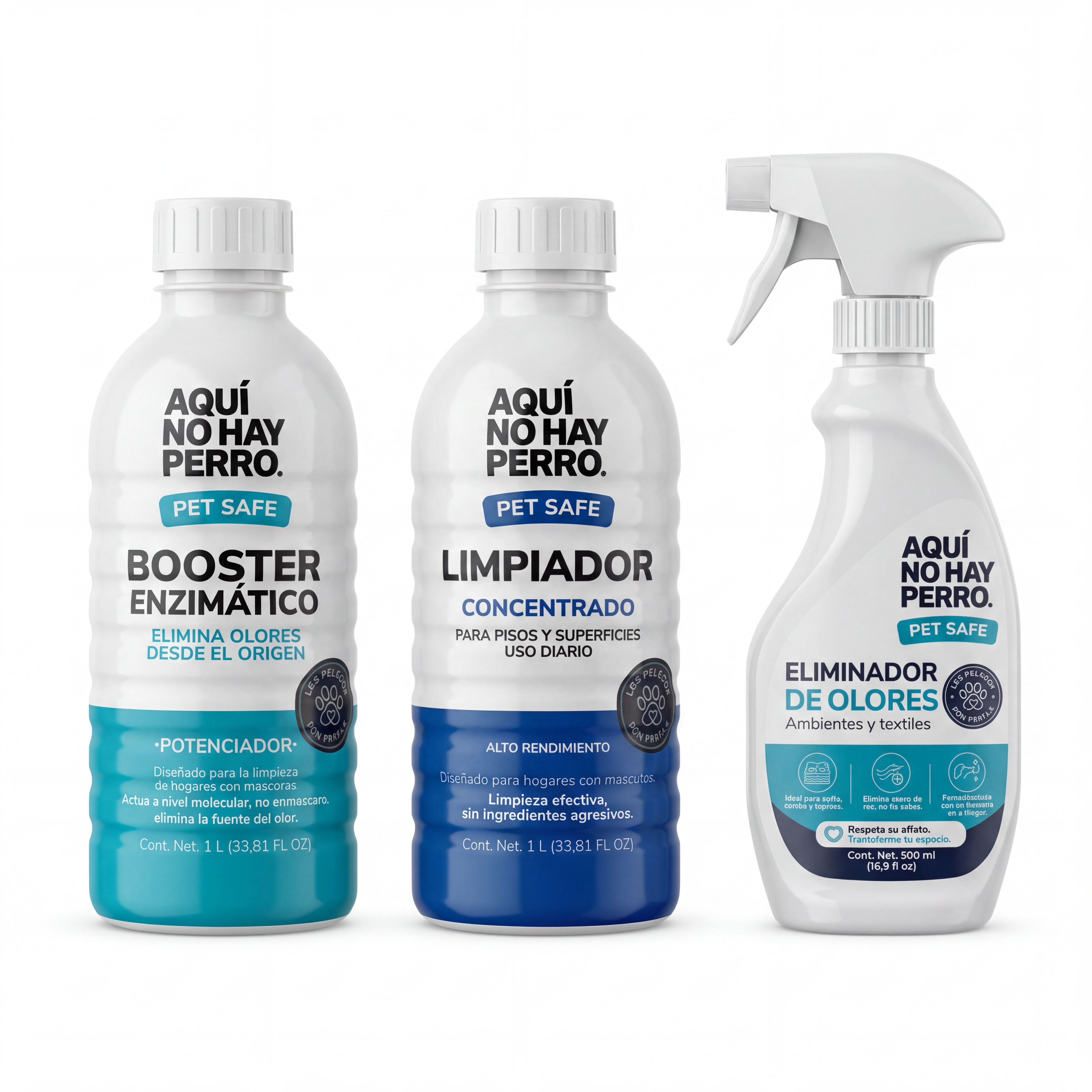 KIT AQUÍ NO HAY PERRO® — Limpieza especializada para hogares con mascotas 🐾